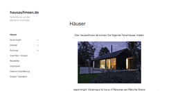 Desktop Screenshot of hausaufmoen.de