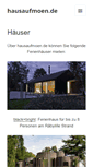 Mobile Screenshot of hausaufmoen.de