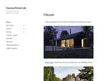 Tablet Screenshot of hausaufmoen.de
